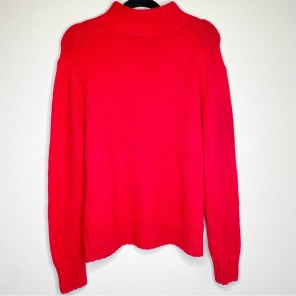 J. Crew Red Mockneck Sweater in Supersoft Yarn - Picture 7 of 7